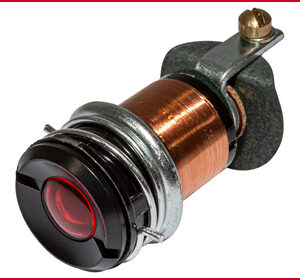 Luz advertencia - Roja con bisel negro