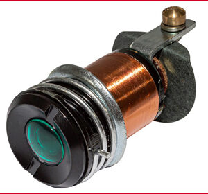 Luz advertencia - Verde con bisel negro